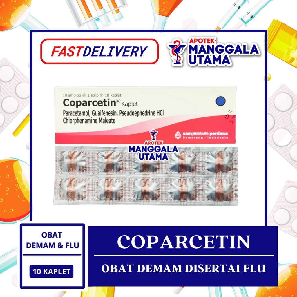 COPARCETIN PER STRIP ISI 10 KAPLET