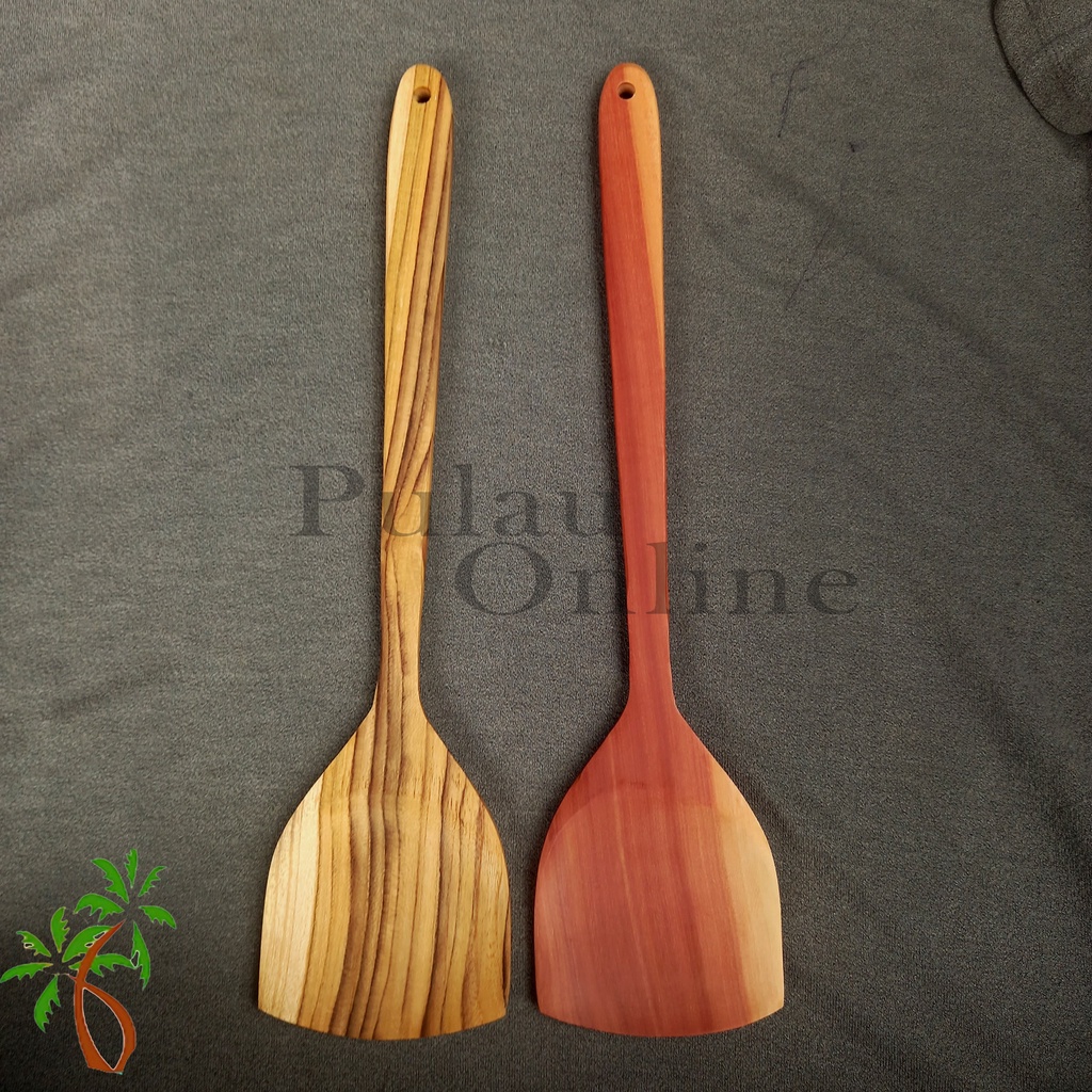 Sodet Kayu Jumbo 40cm - Sutil Spatula Kayu Wood Turner