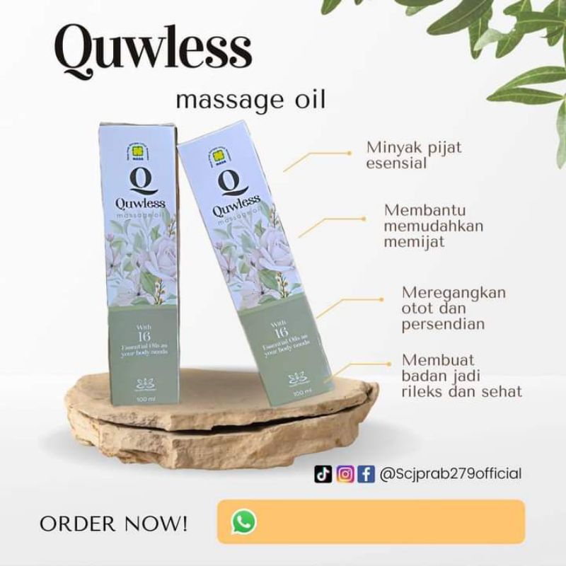 Quwless Massage Oil ( Minyak Rempah Herbal )