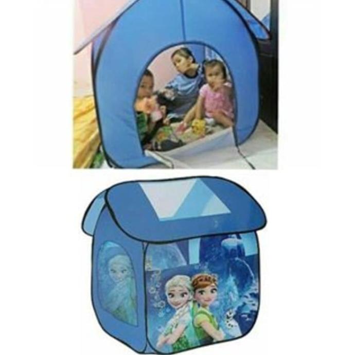 Tenda Rumah Frozen Mandi Bola Mainan Anak Kecil Perempuan Cewek Kemah