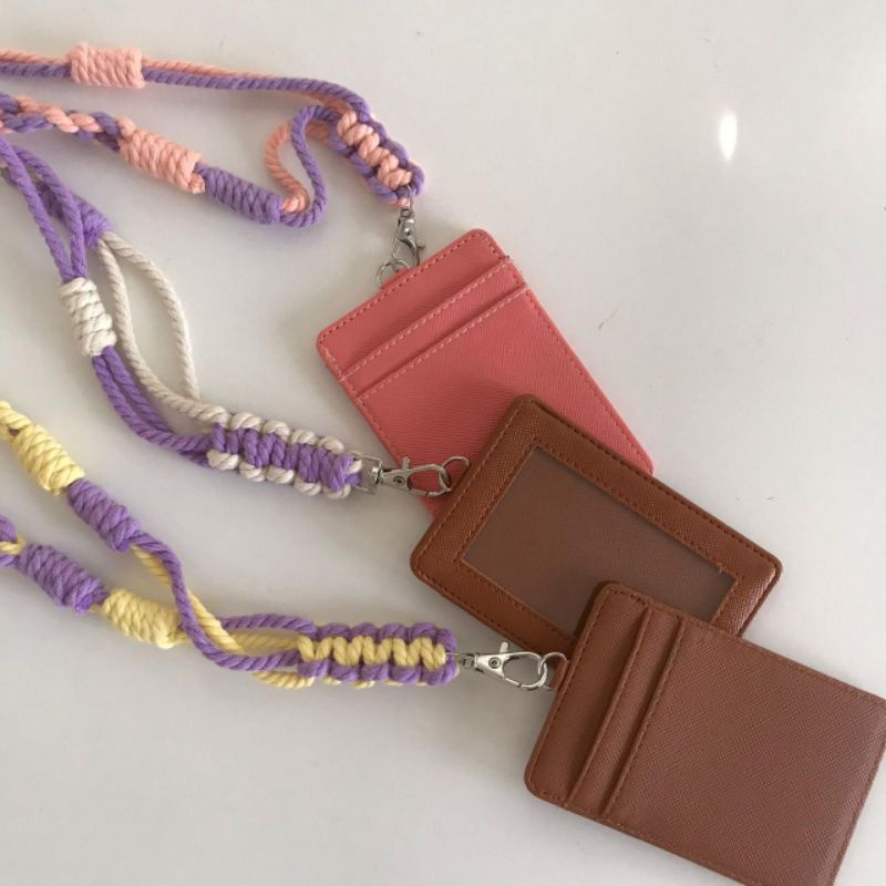 

Dompet Card Lanyard Macrame
