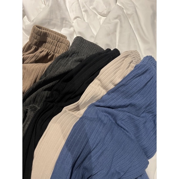 [Cheapies] Eloise Pants / Kulot Knit Import / Knit Pants Premium