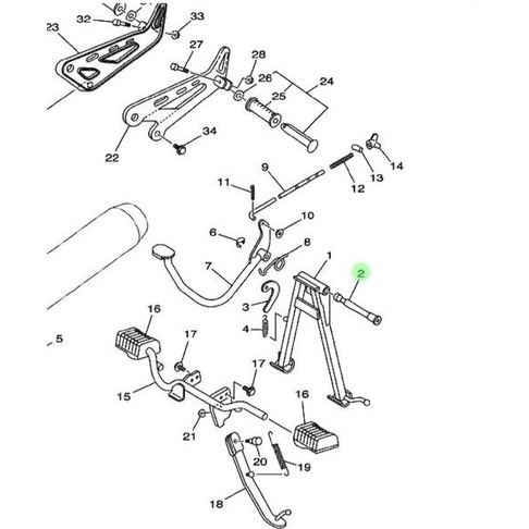 SPAREPART MOTOR AS STANDAR TENGAH RX KING RXS RX SPESIAL YT115 ASLI