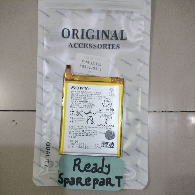 batre sony xz/xzs/f8332/f8331/lis1632ercp