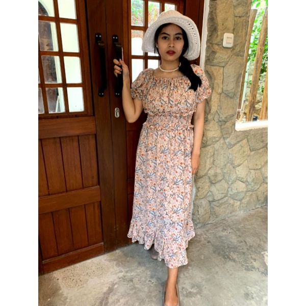 DRESS PANTAI - DRESS LENGAN PENDEK