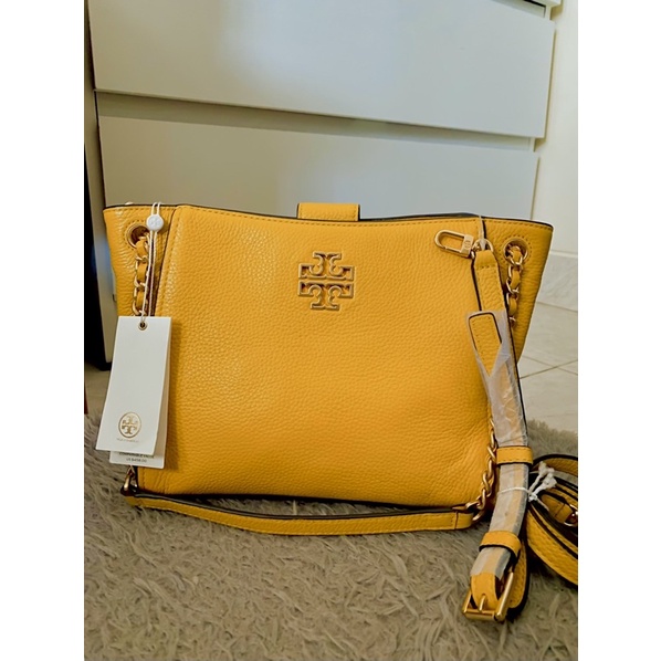 TB BRITTEN MINI TOTE GOLDFINCH