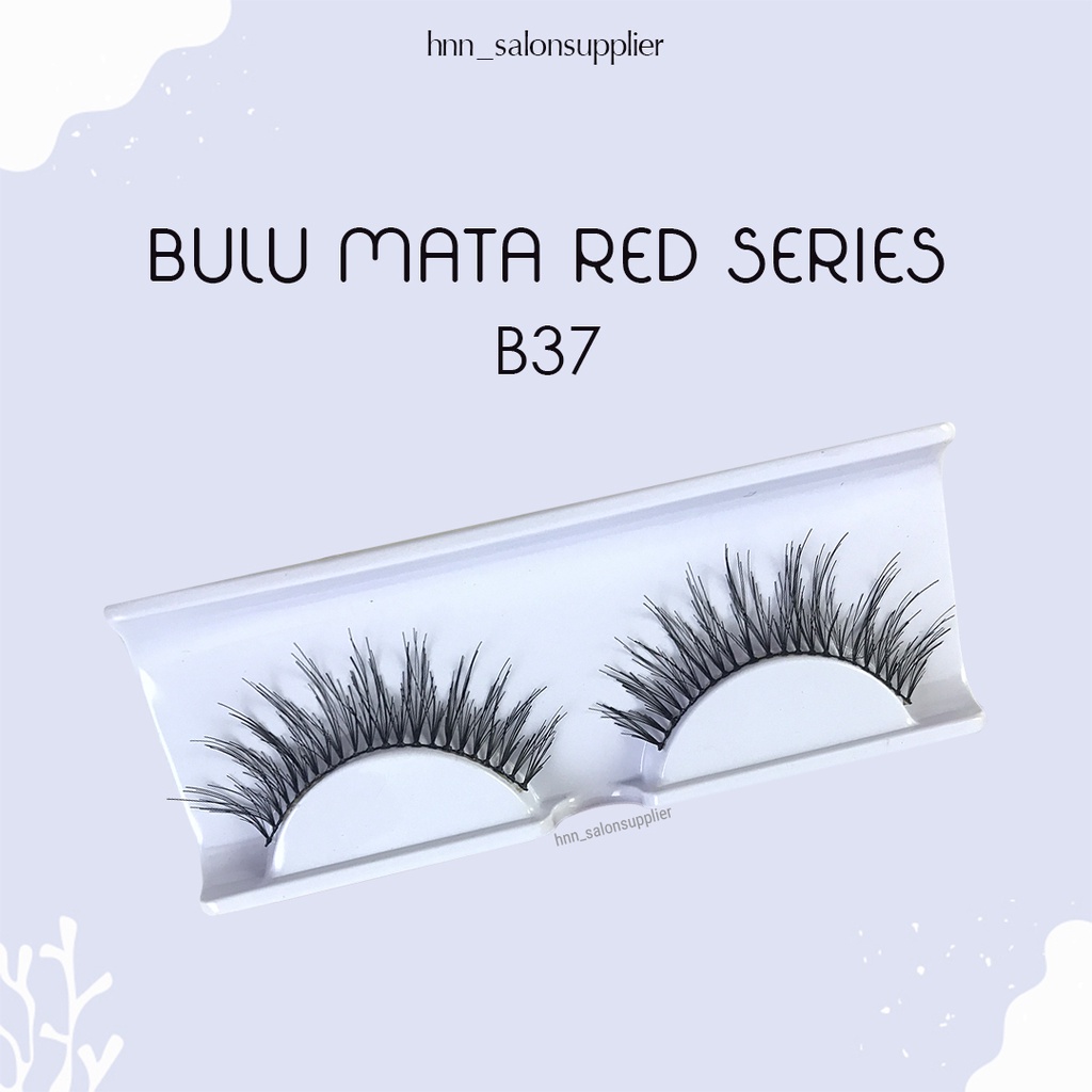 B37 Bulu Mata Palsu Handmade Fake Eyelash Eye Lashes Lash Artifivial Belle Eyelashes