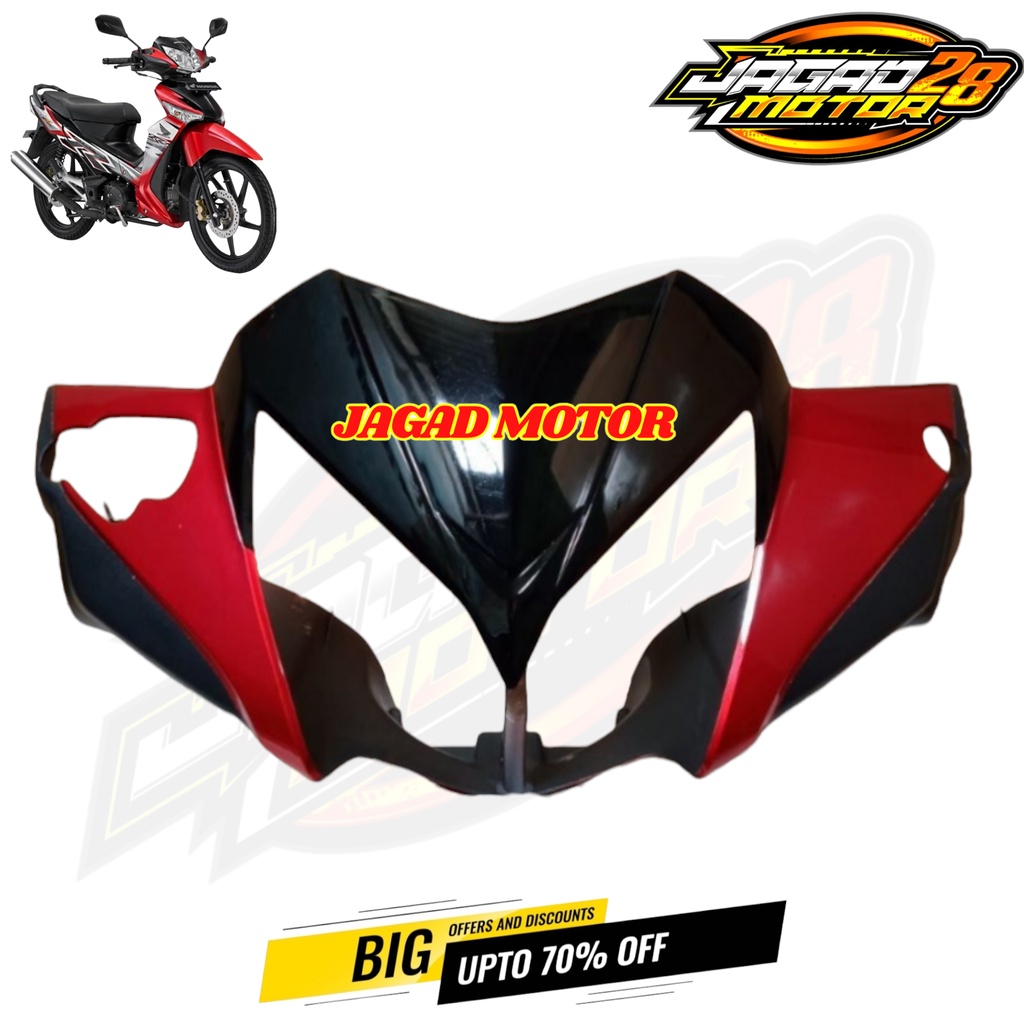 Batok Depan Supra X 125 New Batman Double Disc 2008 2009 2010 2011 Merah / Kepala Depan Supra X 125 New Batman Double Disc 2008 2009 2010 2011 Merah / Batok Kepala Totok Depan  Supra X 125 New Batman Double Disc 2008 2009 2010 2011 Merah