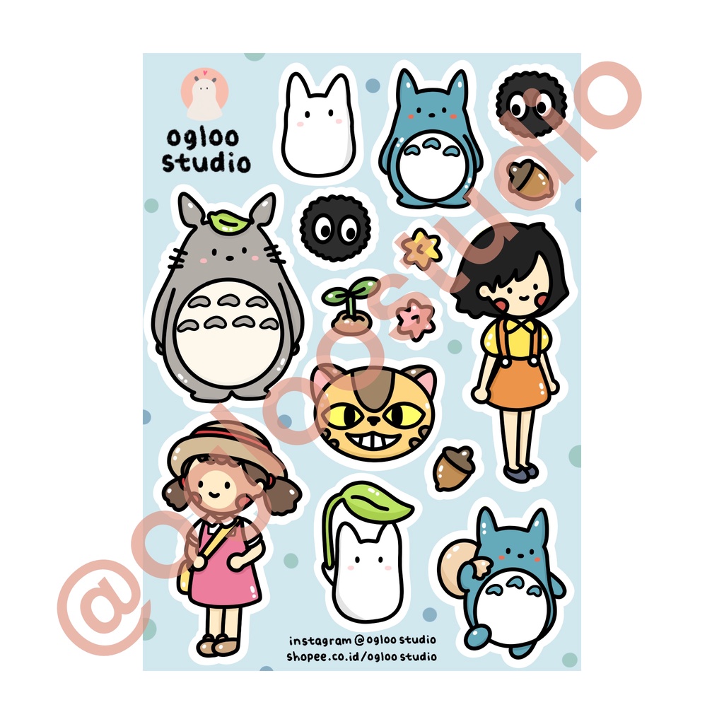 

STICKER AESTHETIC / STIKER ESTETIK / STICKER TUMBLR / STIKER LUCU (TOTORO)