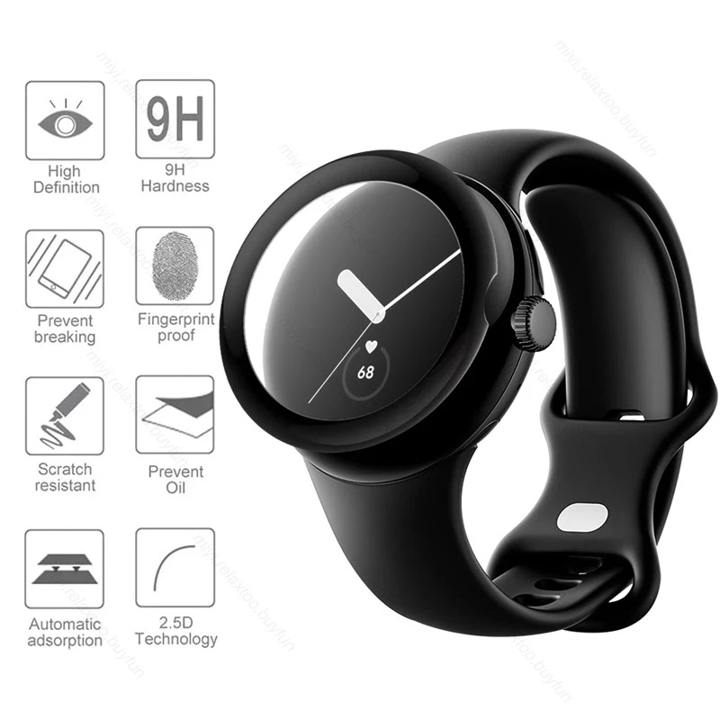 Film Pelindung Layar Smartwatch Anti Gores / Ledakan Bahan PMMA Fiber Flexible Untuk Google Pixel