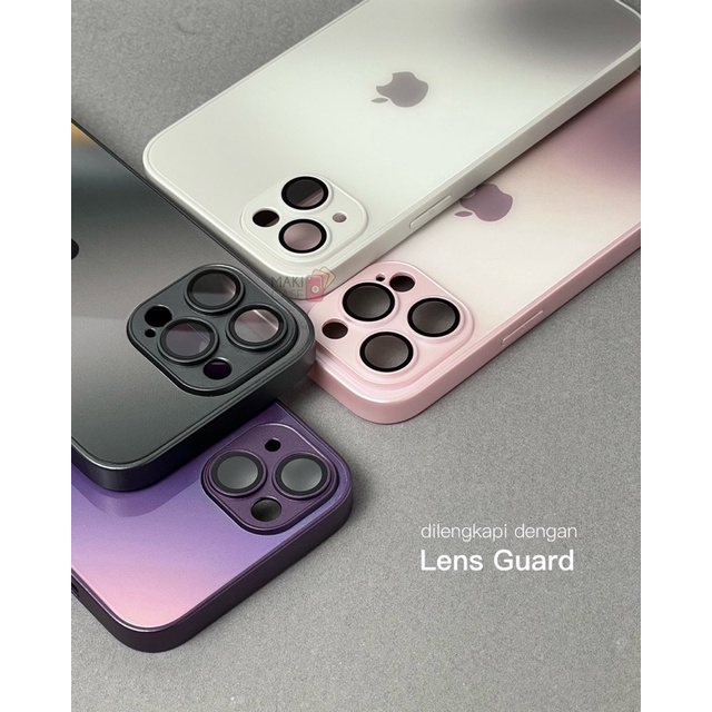 Square Ombre Glass + Lens Guard (ip13-14)