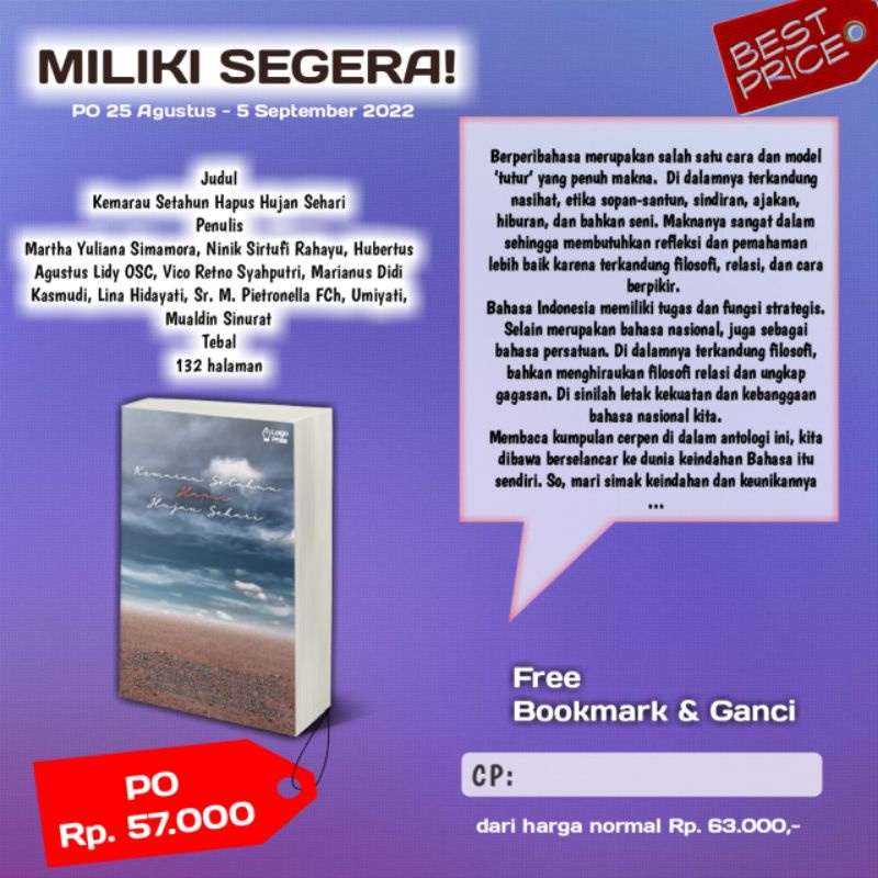 

Buku Kemarau Setahun Hapus Hujan Sehari