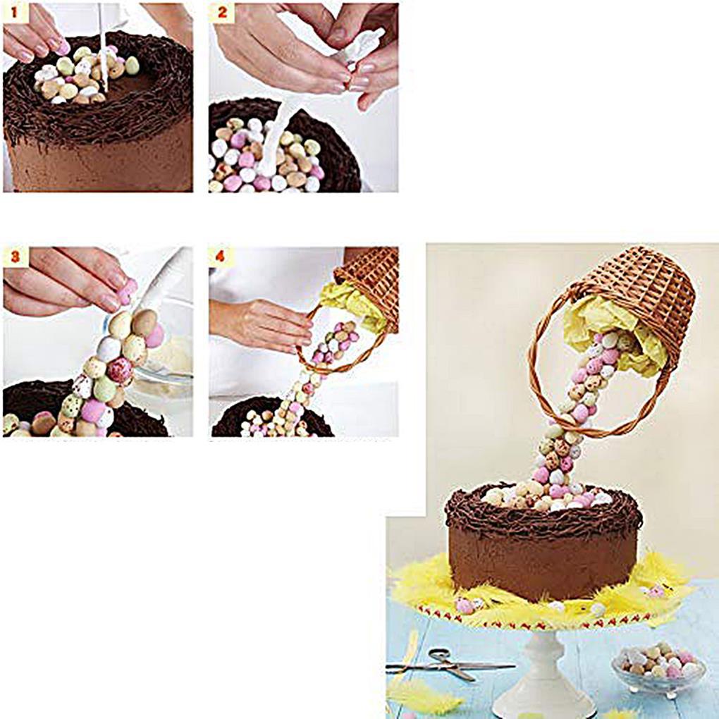 Stand Kue Anti-Gravity Rak Makanan Penutup Nyaman Kue Mendukung Alat Menghias Bingkai Menuang Rak Untuk Membuat DIY No1