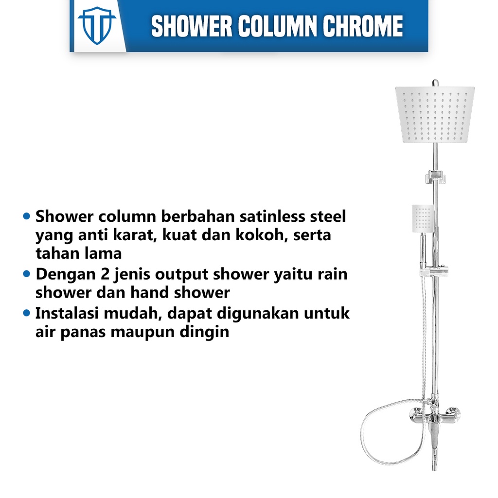 Shower Column Set Shower Mandi Kran Panas Dingin Shower Mandi Setshower Column Set Shower Mandi Stainless Promo