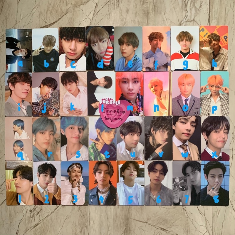 BTS OFFICIAL ALBUM EDITION PHOTOCARD ONLY V DARK AND WILD ORUL HYYH PT1 PT2 LOVE YOURSELF HER TEAR A
