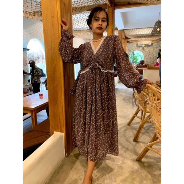 DRESS LENGAN PANJANG - DRESS PANTAI