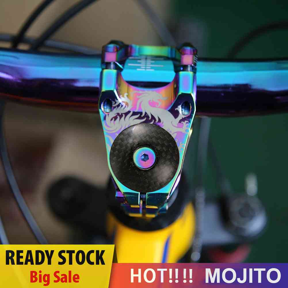 Tutup Stem Headset Sepeda MTB Bahan Karbon Fiber Ukuran 1 / 8 inch