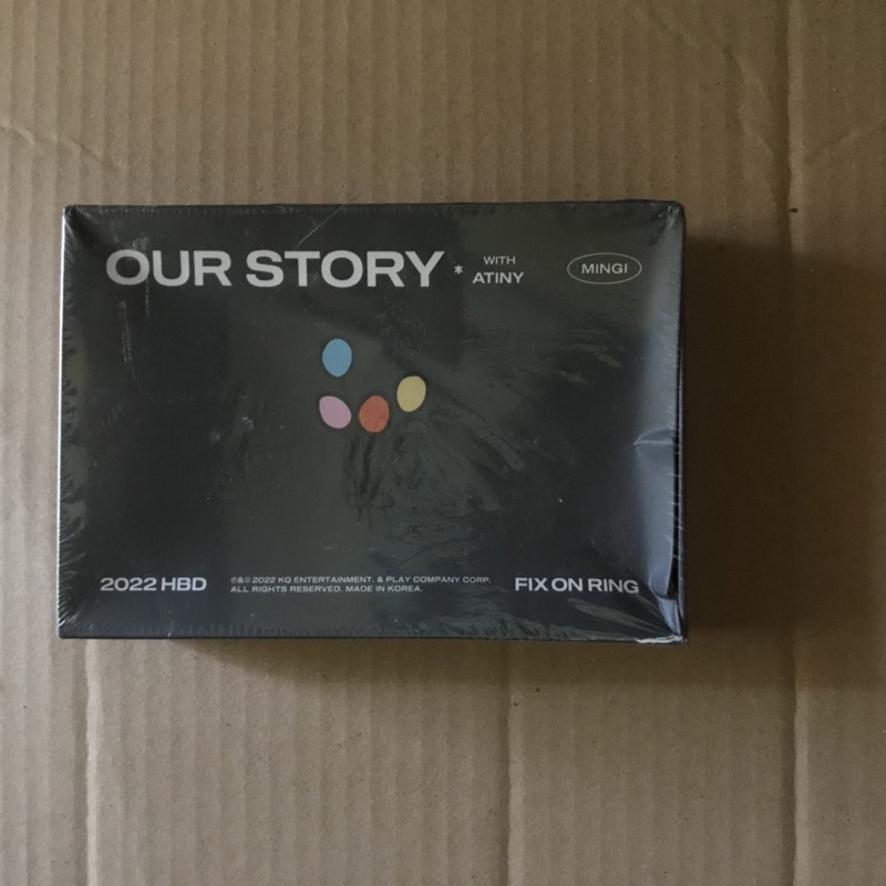 [MOHON BACA DESKRIPSI] READY STOCK MD BIRTHDAY HBD OUR STORY MINGI WITH ATINY FIX ON RING ATEEZ