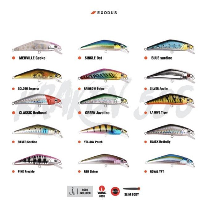 Exodus Kraken lure Ultralight fishing