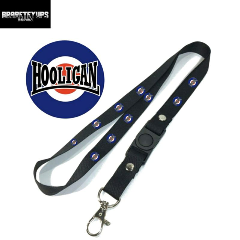 

lanyard HOLIGAN / tali lanyard brand gantungan leher name tag id card / pods / brand lokal