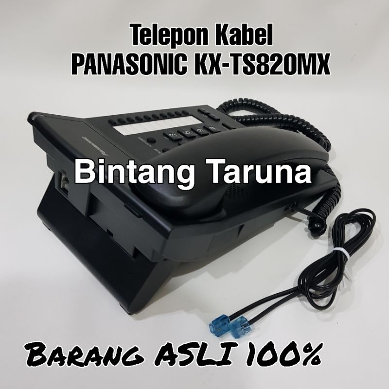 Telepon Kabel Panasonic KX-TS820MX Pesawat Telepon Panasonic KX-TS820 Telpon Kabel Panasonic TS820