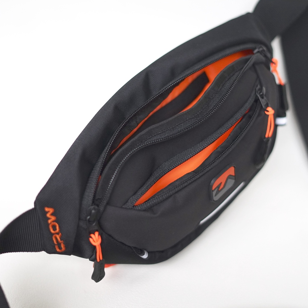 tas pinggang waist bag waistbag westbag zarventure crow