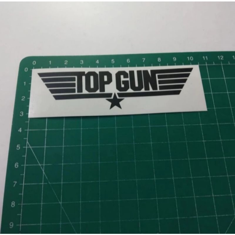 

cutting stiker top gun 001