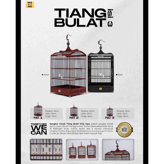 kandang kotak Oriq jaya (Ori)