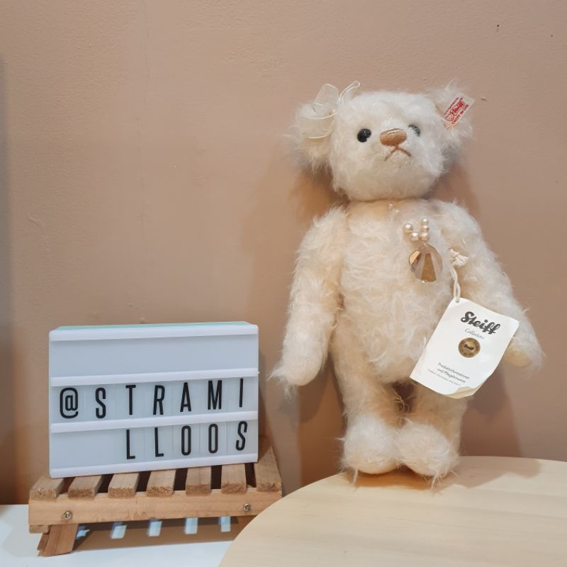 BONEKA LIMITED EDITION TEDDY BEAR SHELLY 29 MOHAIR ORIGINAL STEIFF