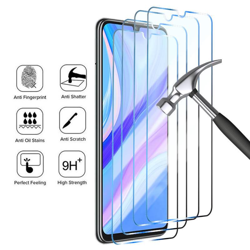 4pcs Pelindung Layar Tempered Glass Untuk Huawei P Smart Z S 2019 2020 2021 P40 P30 P20 P40 P50 Pro Lite