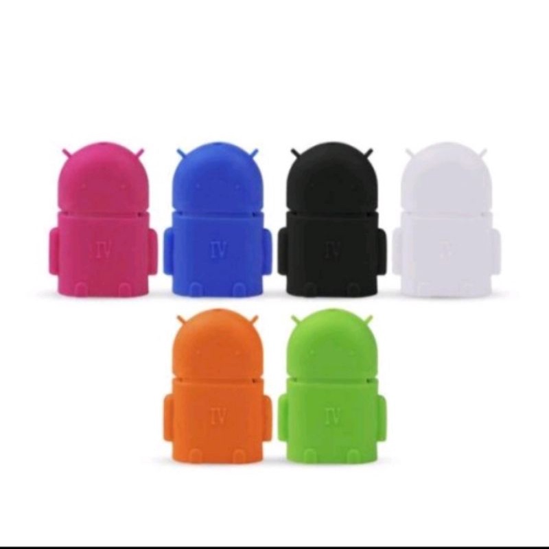 OTG MINI ROBOT ANDROID Penyambung Flashdisk / Mouse Ke Hp Data
