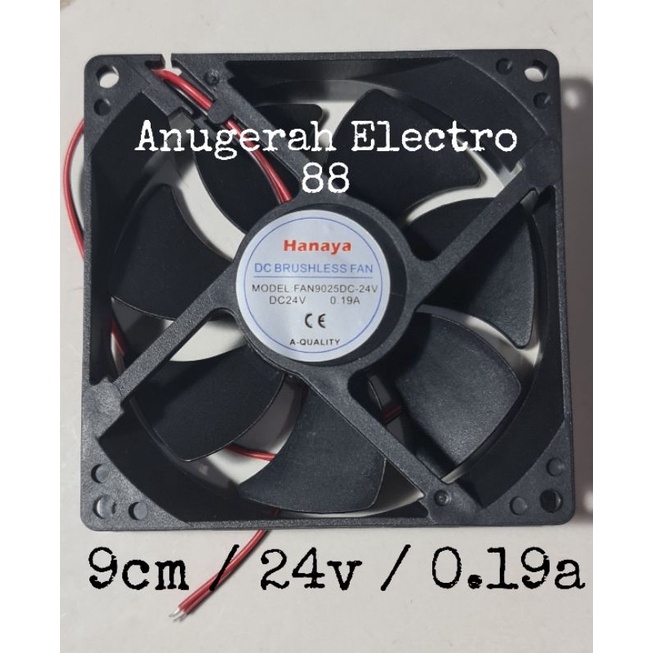 Fan DC Kipas 24V 8CM 9CM Hanaya Cooling Fan