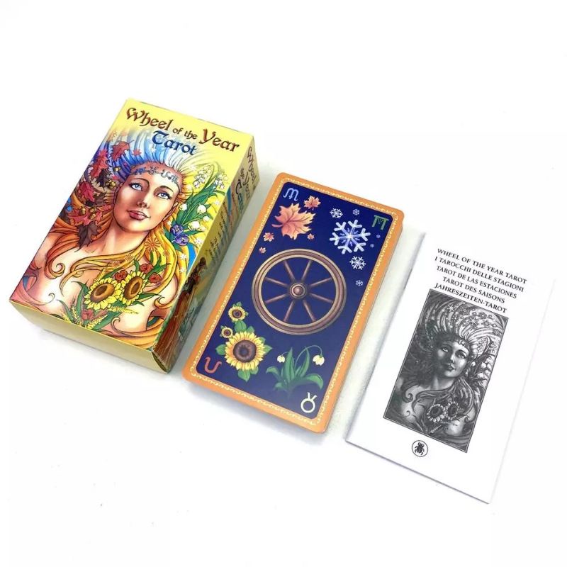 Wheel of The Year Tarot 12x7cm include guide paper