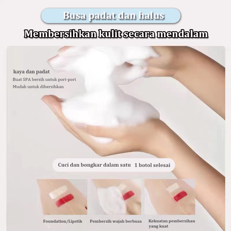 Milk cleanser Sabun cuci muka Sabun muka Sabun wajah Sabun pembersih wajah 150g Cuci muka yang lembut Sabun muka berbusa Pemutih dan pelembab Pembersih Wajah Asam Amino