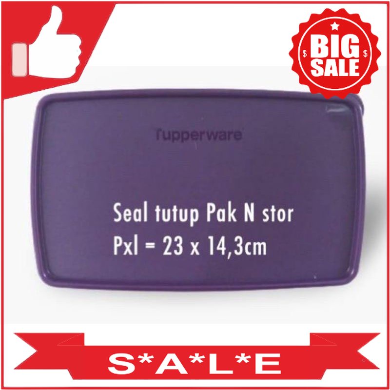 Tupperware SPAREPART Seal Pak n Stor model lama Tupperware Original