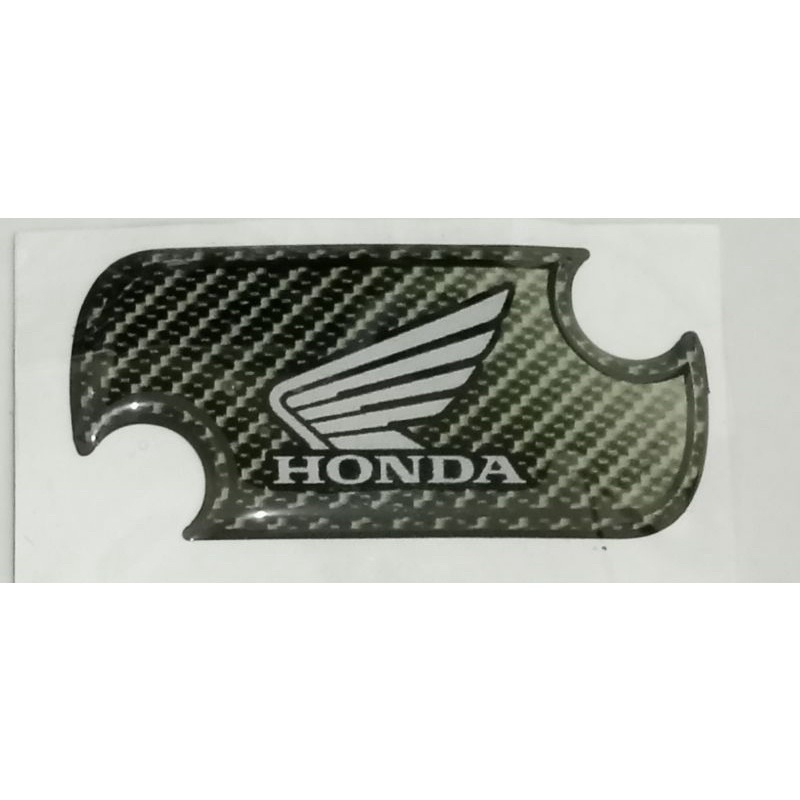 Sticker Stiker Cutting Emblem Motor Tutup Minyak Rem Honda Beat Vario Scoopy