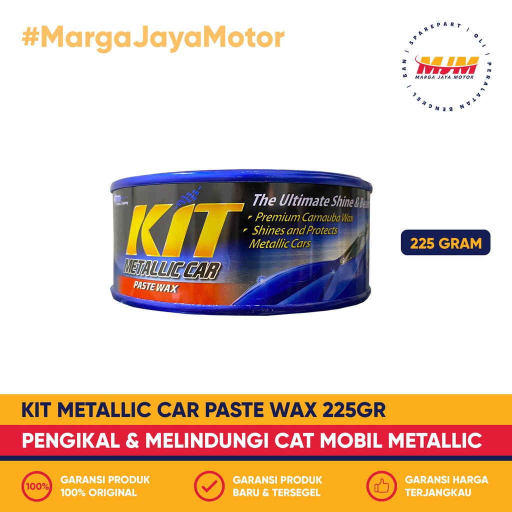 Kit Paste Metallic Car Wax 225gr Pengkilap Kendaraan Metallic Kit