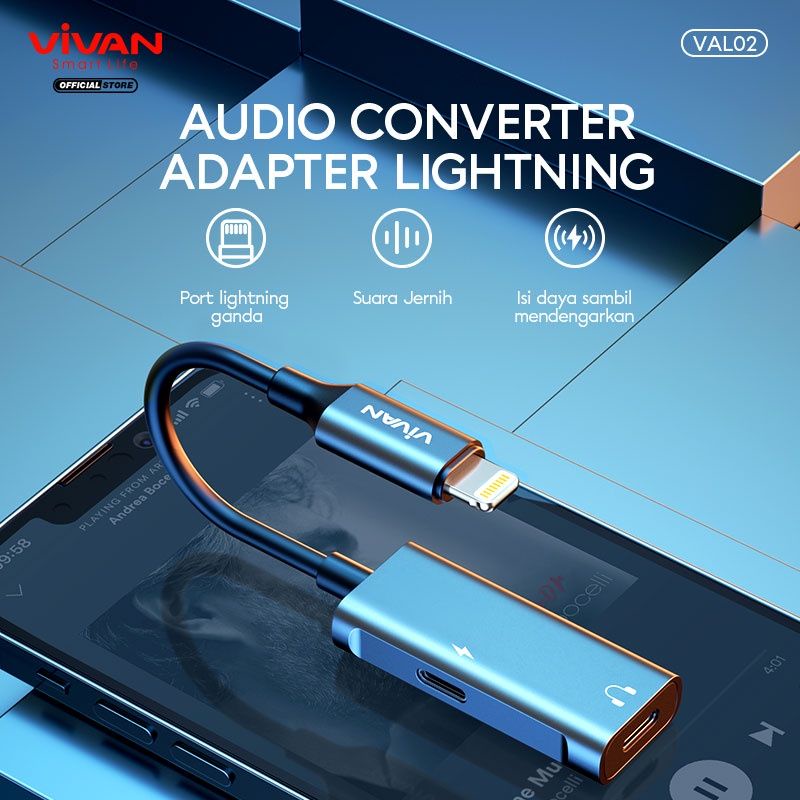 Vivan Audio Converter Adapter Lightning