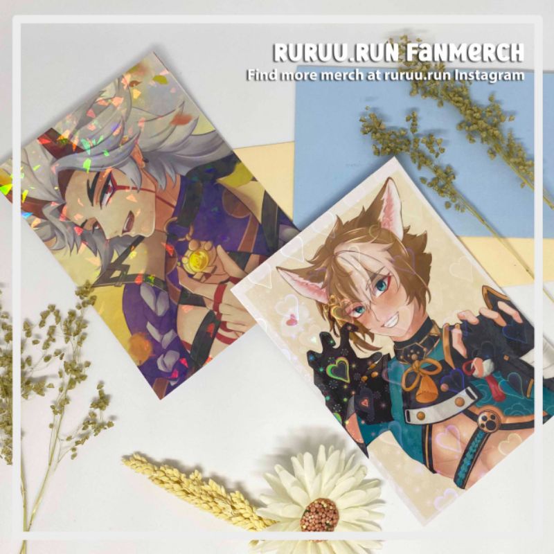 Photocard Genshin Impact - Kertas Ganteng