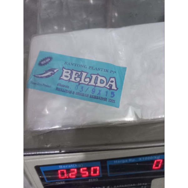 pp ikan belida 03x9x15 berat-+250g