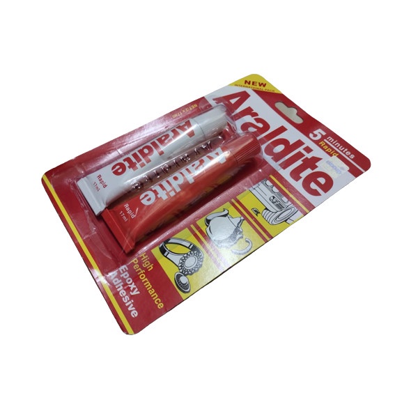 

LEM ARALDITE MERAH/LEM 5MENIT/ LEM BESI/Lem Epoxy Araldite / Lem Besi Araldite/LEM EPOXY