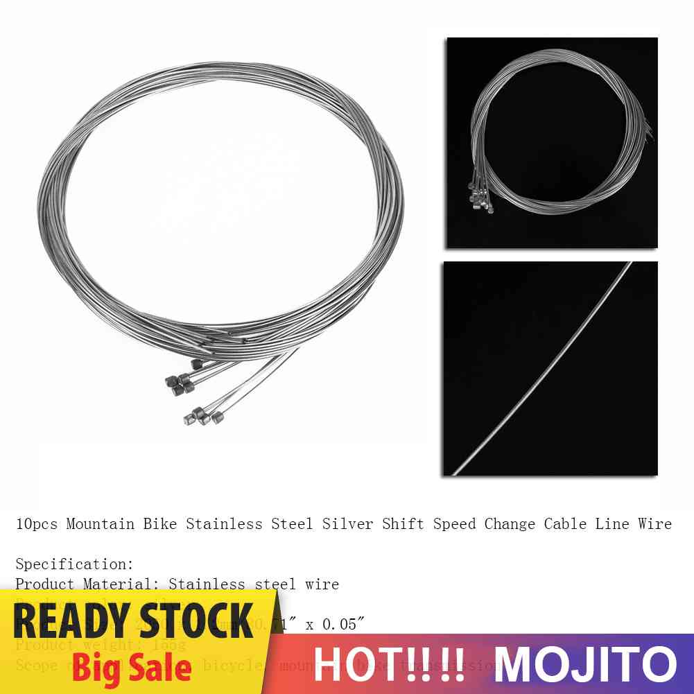 10Pcs Kabel Rem Sepeda Gunung Ukuran 180cm