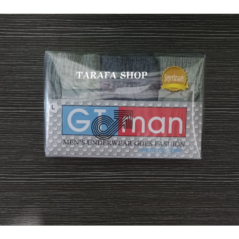 Celana Dalam GT man GMX Isi 3 Pcs/ CD Pria Dewasa Termurah Terlaris