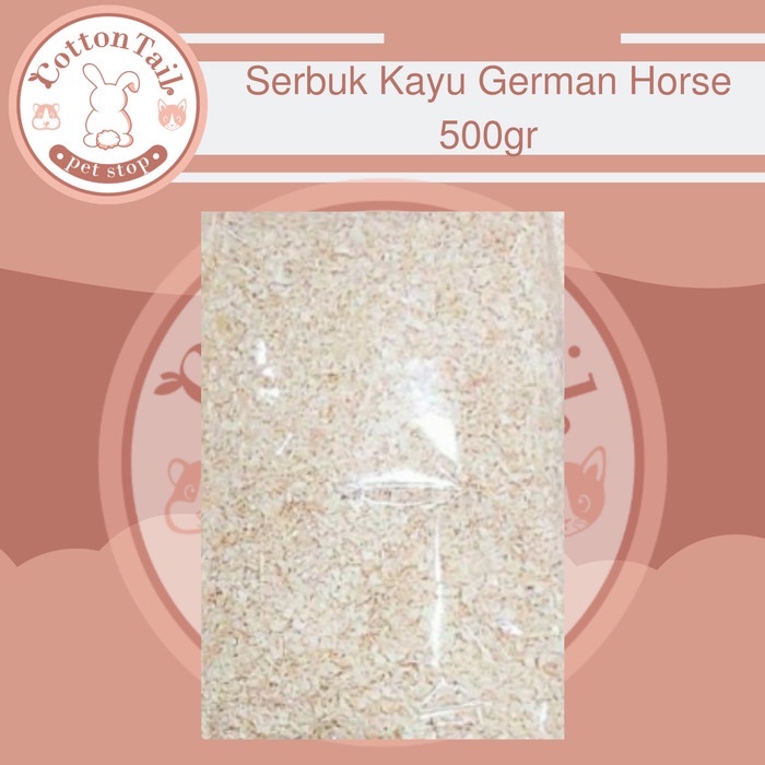 Serbuk Kayu GERMAN HORSE Premium 500gr Kelinci / Hamster / Landak Mini