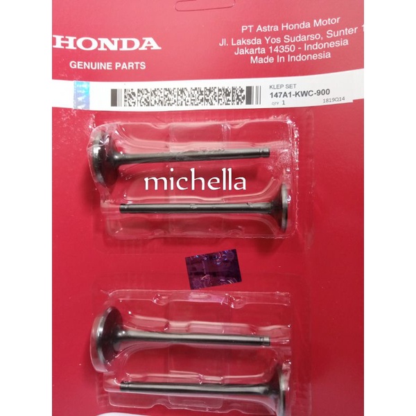 klep set Sonic 125, cs1 24*28*5 1 set (2pc) in-ex (press)