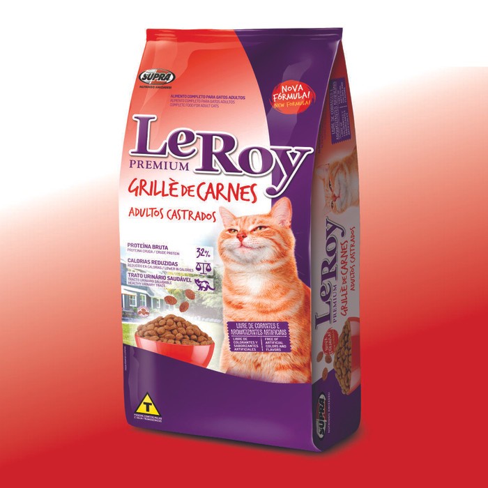 Makanan Kucing LeRoy Adult Beef Grill 10kg Leroy Grille deCarnes Adult