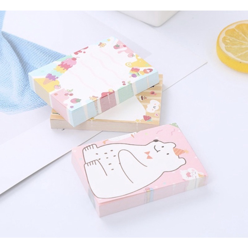 

Memo Notes Beruang Lucu