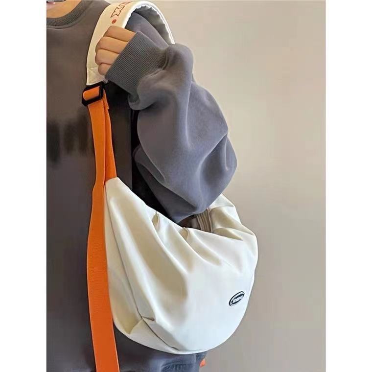 tas kanvas jepang tas korean style kanvas en ji tas wanita tas harajuku crossbody bag tas kanvas jepangↂ☼Tas kurir nilon berkualitas tinggi tas komuter kelas siswa berkapasitas besar tas kanvas kebugaran tas pangsit olahraga