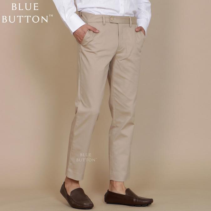 BlueButton Smart Ankle Pants Slim Fit Celana Formal