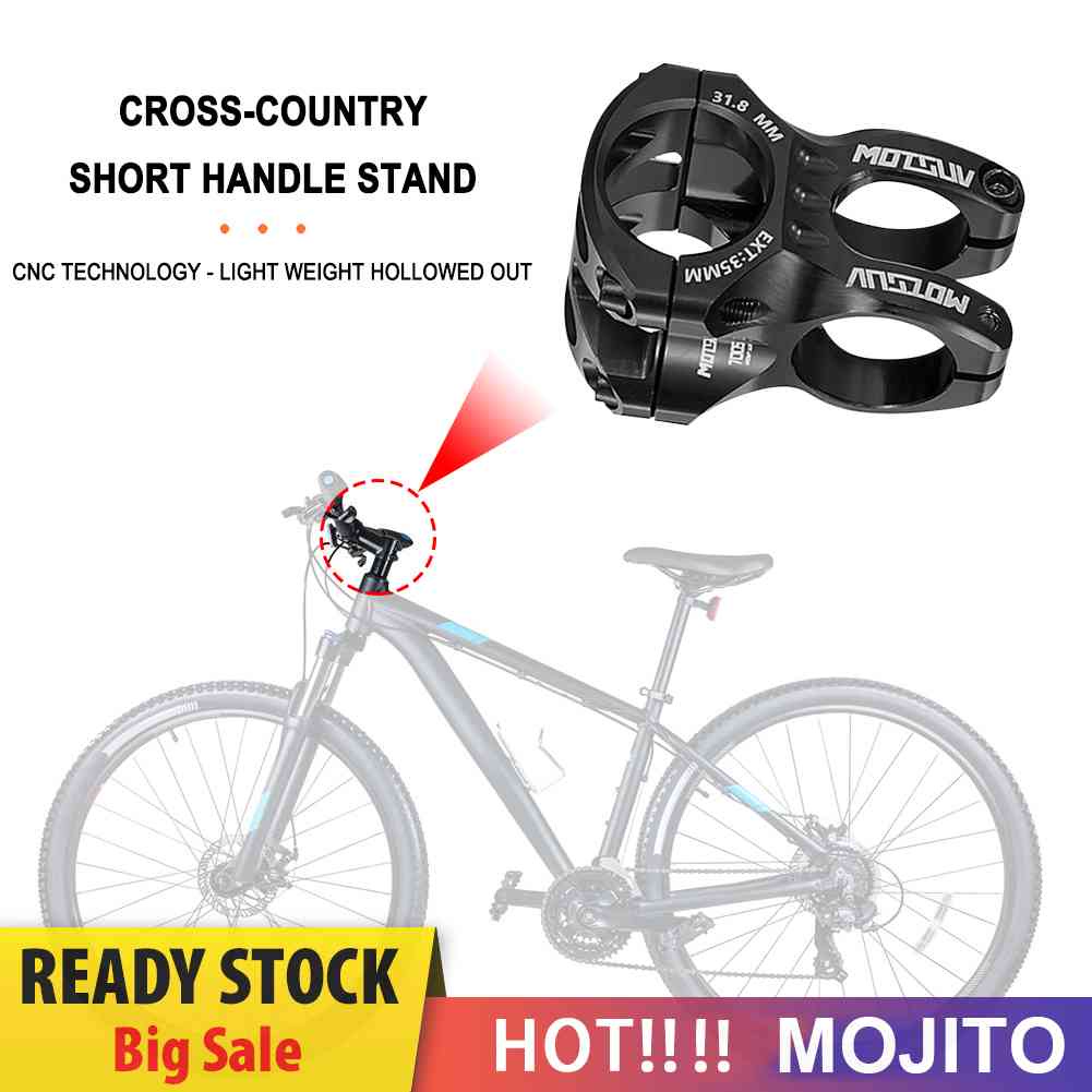 Stem Stang Sepeda Mtb CNC 31.8mm Ultra Ringan